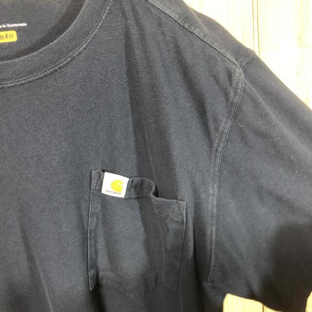 carhartt(カーハート)の『ネイビー』90s 古着 カーハート Tシャツ ポケT Carhartt メンズのトップス(Tシャツ/カットソー(半袖/袖なし))の商品写真