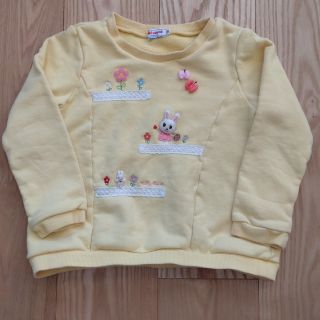 ミキハウス(mikihouse)のMIKIHOUSE(ミキハウス)　立体うさこちゃん　トレーナー　120cm(Tシャツ/カットソー)