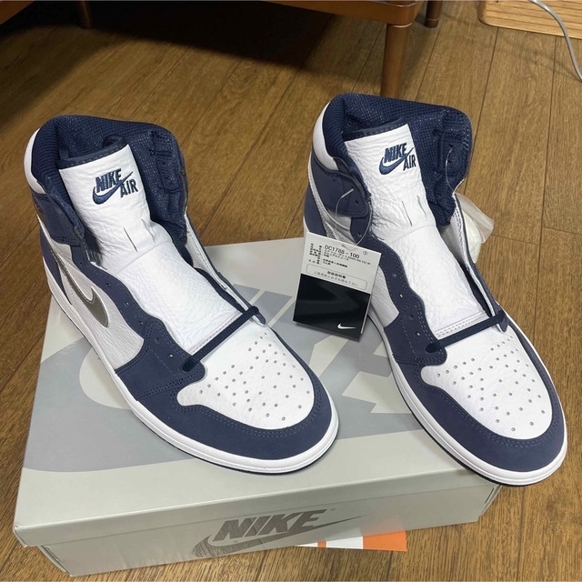 エアジョーダン 1 HIGH OG CO.JP Midnight Navy