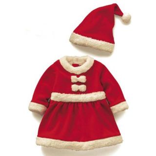 新品 ベビー キッズ 100 サンタ コスプレ クリスマス 衣装 子ども 帽子