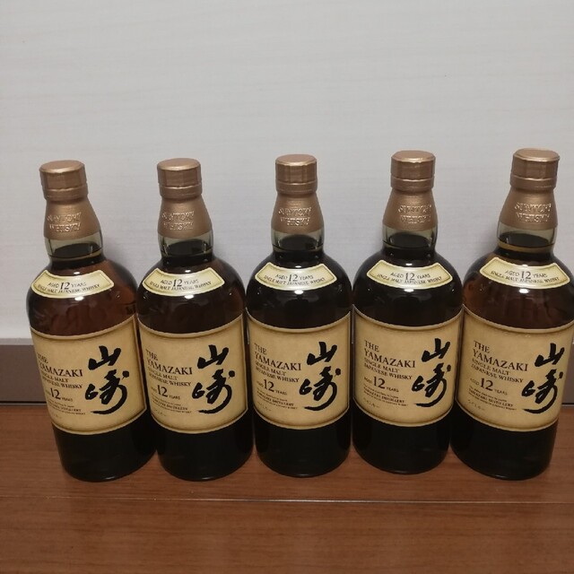 サントリー　山崎　12年　700ml　５本セット　新品未開栓品