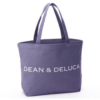 ディーンアンドデルーカ(DEAN & DELUCA)のDEAN&DELUCA チャリティートートバッグ  バイオレット Lサイズ(トートバッグ)