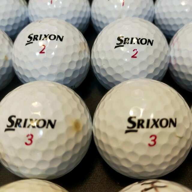 Srixon(スリクソン)の【B級】'21Z-STAR XV① ホワイト 24球 ロストボールゴルフボール スポーツ/アウトドアのゴルフ(その他)の商品写真