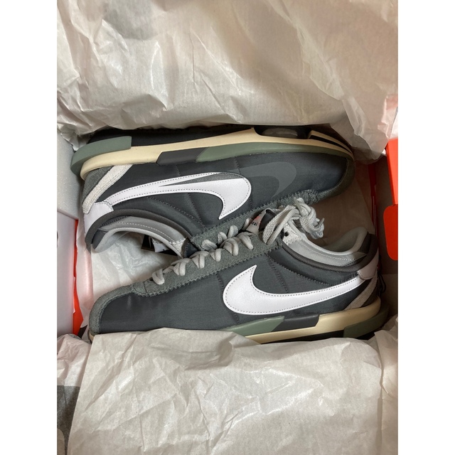 sacai × Nike Zoom Cortez "Iron Grey"