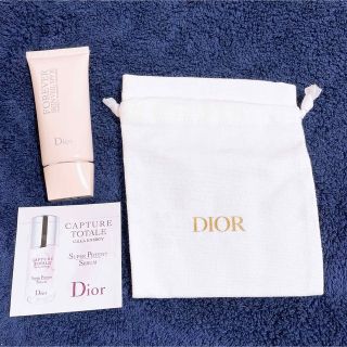 ディオール(Dior)のDIOR 下地 美容液 巾着 セット(化粧下地)