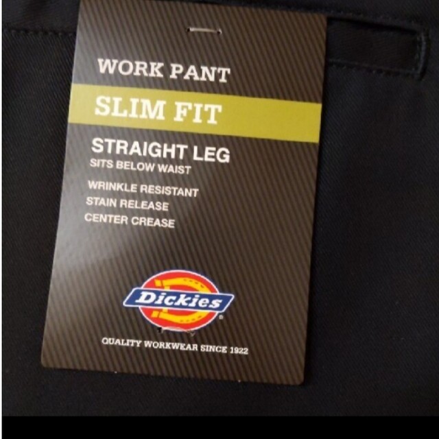 Dickies(ディッキーズ)の新品 38x32 BK スリムフィット ディッキーズ ブラック メンズのパンツ(ワークパンツ/カーゴパンツ)の商品写真