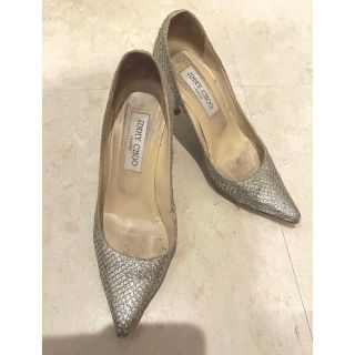 ジミーチュウ(JIMMY CHOO)の【格安】ジミーチュウJIMMYCHOO⭐️グリッターパンプス！ROMY(ロミー)(ハイヒール/パンプス)