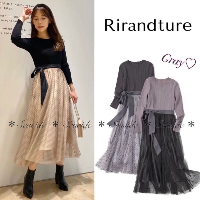早割クーポン 美品♡リランドチュール 2Wayドッキングワンピース