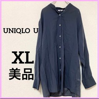 ユニクロ(UNIQLO)のユニクロユーレディース綿 シースルー シャツ 透けシャツ 長袖 ブラウス(シャツ/ブラウス(長袖/七分))