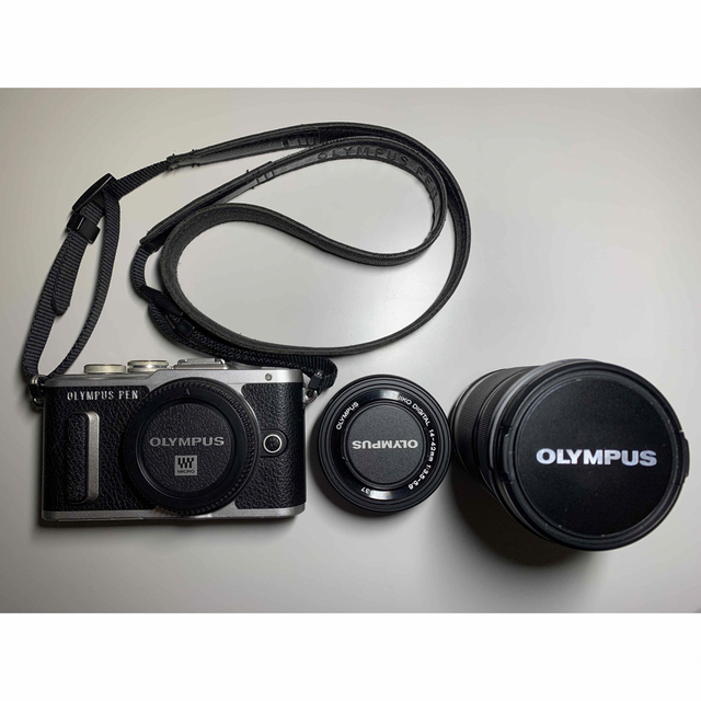 OLYMPUS(オリンパス)のオリンパス　E-PL8 ダブルズームキット スマホ/家電/カメラのカメラ(ミラーレス一眼)の商品写真