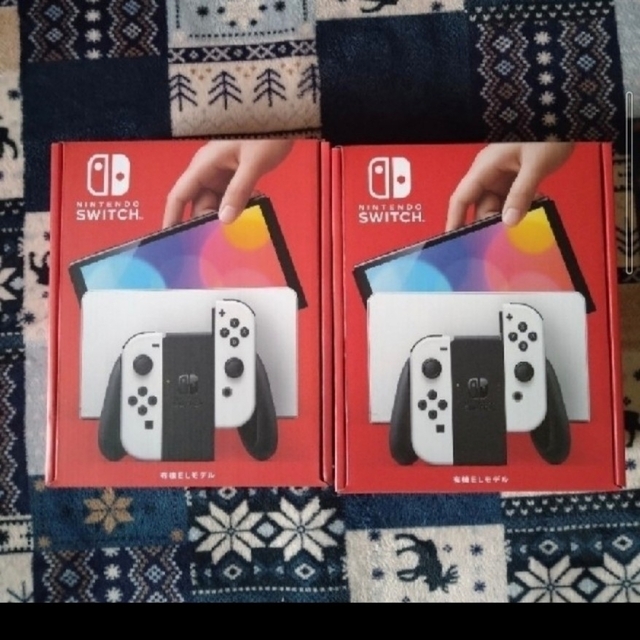人気を誇る 任天堂 Switch スイッチ 有機ELモデル 本体 新品未開封 2台
