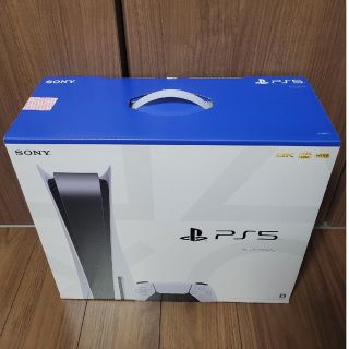 プレイステーション(PlayStation)の【新品未使用品】新型プレイステーション5ディスクドライブ版(家庭用ゲーム機本体)