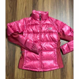 ノースフェイス(THE NORTH FACE) ダウンジャケット(ピンク/桃色系)の
