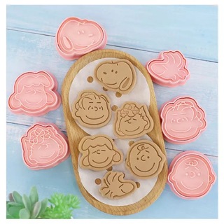 スヌーピー(SNOOPY)のスヌーピー★クッキー型　6点　クッキーカッター　スタンプクッキー　キャラクター(調理道具/製菓道具)