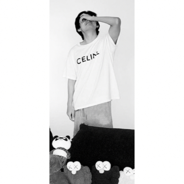 celine - BTSテテ愛用【新品未開封】CELINE HOMME ロゴプリントTシャツ