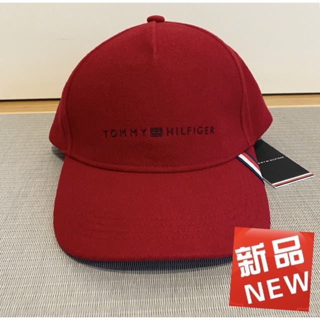 TOMMY HILFIGER(トミーヒルフィガー)の【安値】トミーヒルフィガー　ウールミックスロゴキャップ メンズの帽子(キャップ)の商品写真