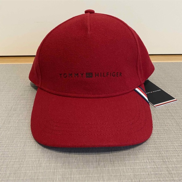 TOMMY HILFIGER(トミーヒルフィガー)の【安値】トミーヒルフィガー　ウールミックスロゴキャップ メンズの帽子(キャップ)の商品写真