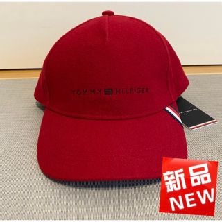 トミーヒルフィガー(TOMMY HILFIGER)の【安値】トミーヒルフィガー　ウールミックスロゴキャップ(キャップ)