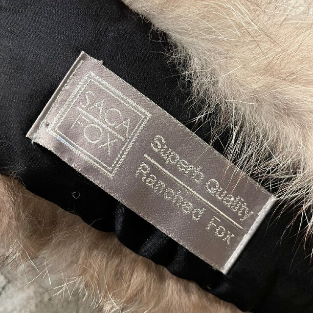 美品☆SAGA FOX Superb Quality　ショール　成人式