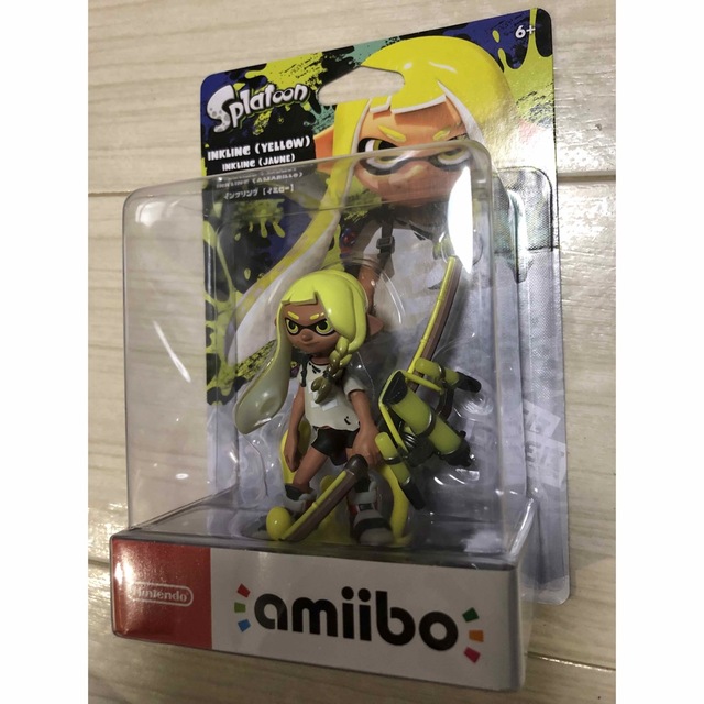 任天堂(ニンテンドウ)のスプラトゥーン3 amiibo アミーボ　インクリング　イエロー　新品未開封 エンタメ/ホビーのフィギュア(ゲームキャラクター)の商品写真