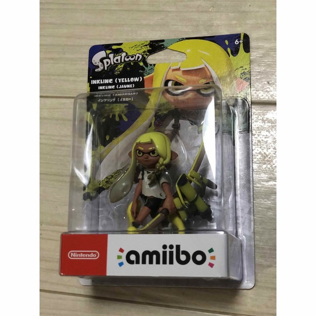 任天堂(ニンテンドウ)のスプラトゥーン3 amiibo アミーボ　インクリング　イエロー　新品未開封 エンタメ/ホビーのフィギュア(ゲームキャラクター)の商品写真