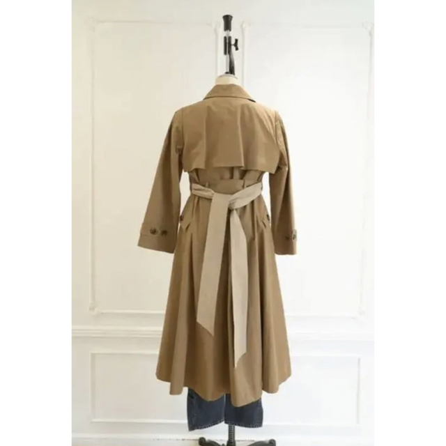 herlipto Gaba Ruffled Cotton Trench Coat | www.innoveering.net