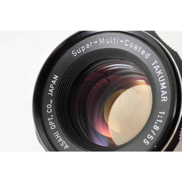 PENTAX - ✨虹色✨Super Multi Coated TAKUMAR 55mm F1.8の通販 PENTAX - ✨虹色✨Super Multi Coated TAKUMAR 55mm F1.8の通販