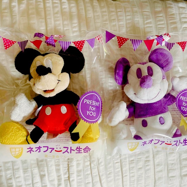 Disney(ディズニー)の非売品 ミッキーマウス ２体セット  エンタメ/ホビーのおもちゃ/ぬいぐるみ(ぬいぐるみ)の商品写真