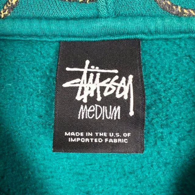 【希少デザイン】 STUSSY パーカー 8ボール 総柄 ロゴ満載 入手困難