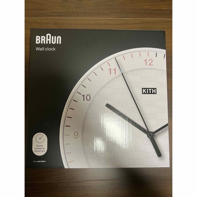 超激安特価 新品 KITH BRAUN Wall clock White 再入荷得価
