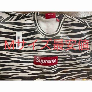 シュプリーム(Supreme)のsupreme Box Logo Crewneck  zebra mサイズ(スウェット)