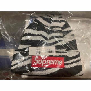 シュプリーム(Supreme)のSupreme New Era Box Logo Beanie Zebra(ニット帽/ビーニー)