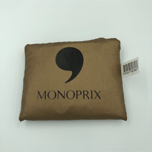 MONOPRIX モノプリ　エコバッグ ゴールド　GOLD モノプリロゴ レディースのバッグ(エコバッグ)の商品写真