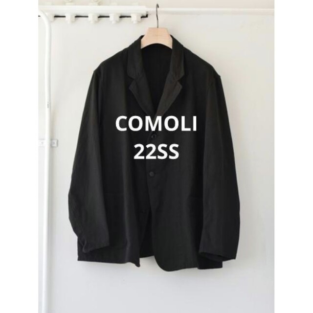 COMOLI(コモリ)のCOMOLI 22ss ブラックワークジャケット メンズのジャケット/アウター(カバーオール)の商品写真