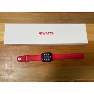 アップルウォッチ(Apple Watch)のapple watch 7 41mm cellular red(その他)