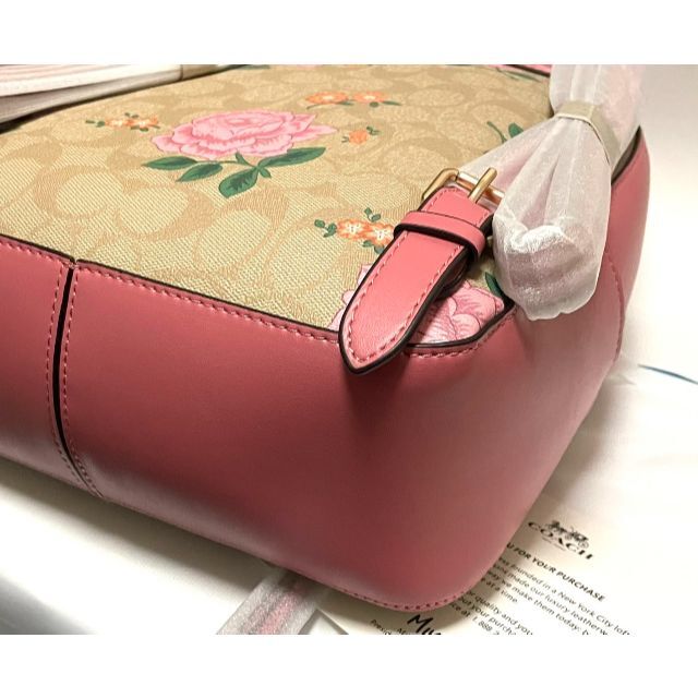 COACH   購入者特典有り コーチ リュック 花柄 ピンクの通販 by H