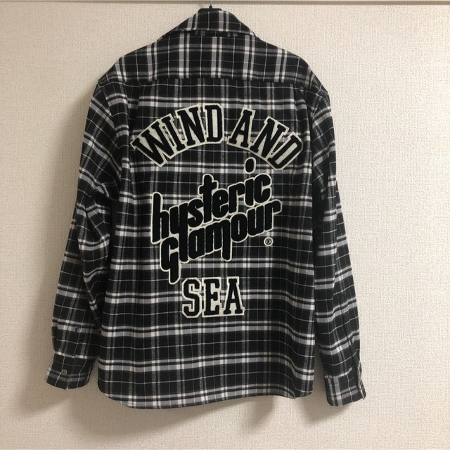 WIND AND SEA×HYSTERIC GLAMOUR チェックシャツ 海外ブランド ...