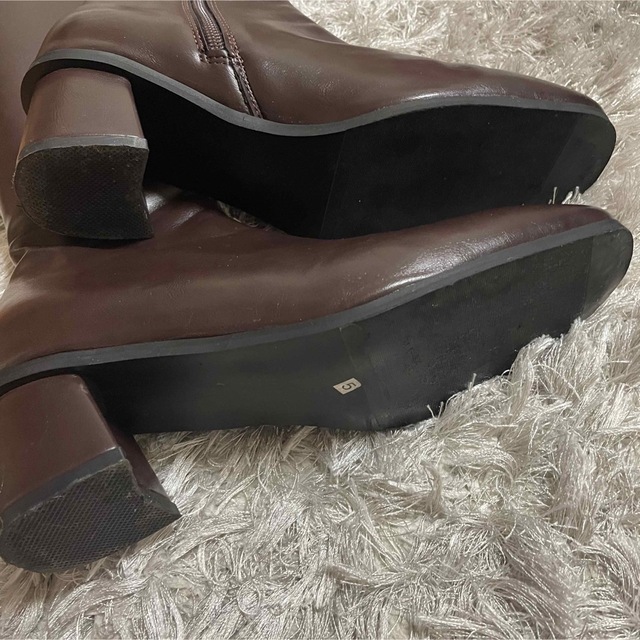 FRAY I.D(フレイアイディー)のmybalentin ロングブーツ ブラウン レディースの靴/シューズ(ブーツ)の商品写真
