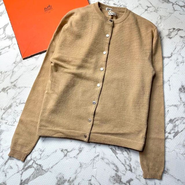 トップス✨美品✨ エルメス カシミヤアンサンブル セリエボタン
