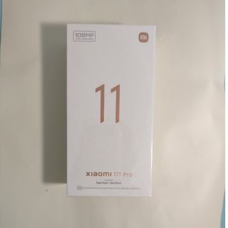 アンドロイド(ANDROID)の新品未開封 Xiaomi 11T pro 128GB メテオライトグレー(スマートフォン本体)