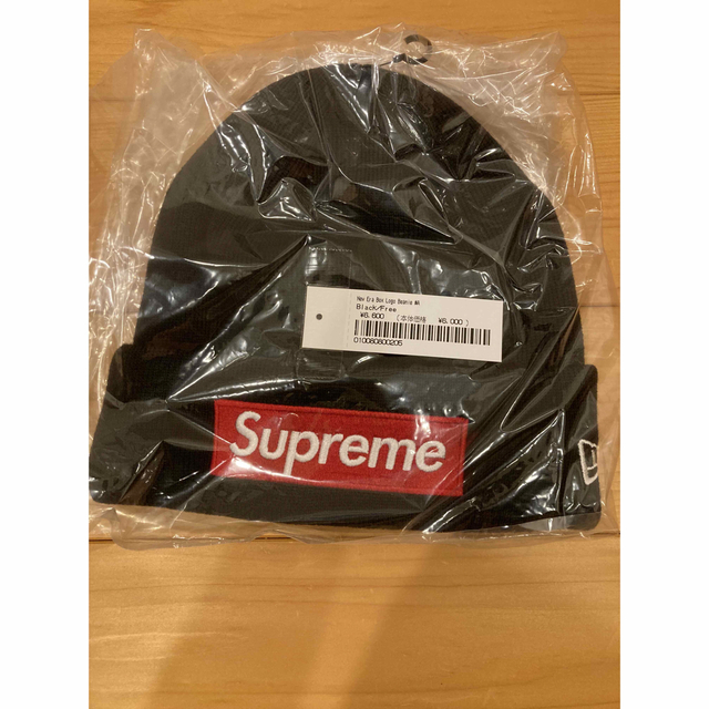 Supreme New Era Box Logo Beanie Black メンズの帽子(ニット帽/ビーニー)の商品写真
