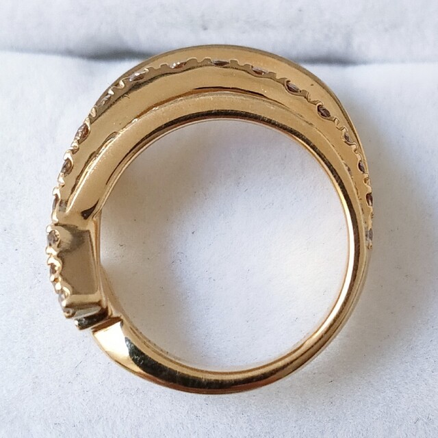 アスプレンディ ダイヤモンド リング K18YG 0.85ct 6.5g レディースのアクセサリー(リング(指輪))の商品写真
