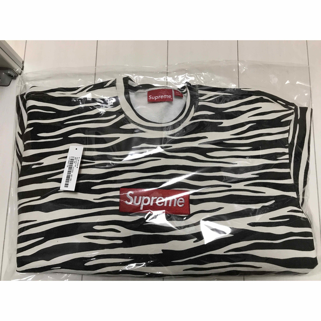 supreme box logo zebra Lサイズ