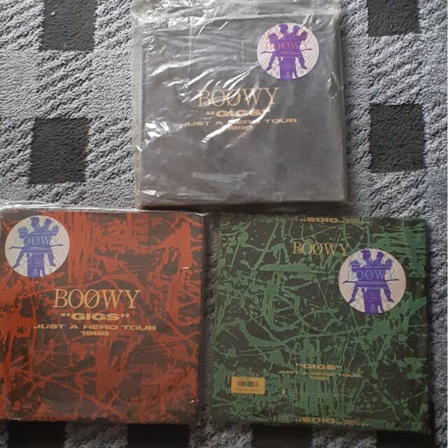 BOOWY GIGS CD.カセット.LP　三点セット