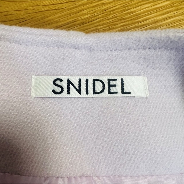 SNIDEL(スナイデル)のスナイデル　ノーカラーコート　ノーカラー　新品　未使用 レディースのジャケット/アウター(ロングコート)の商品写真