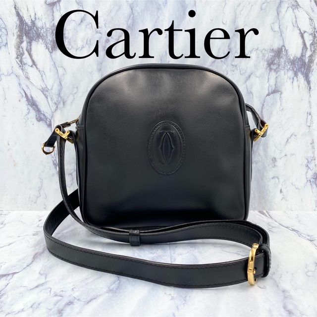 Cartier - 1点物⭐︎カルティエ ショルダーバッグ マストライン ブラック レザーの通販 by ⭐︎Ripeka⭐︎リペカ 発送お休み