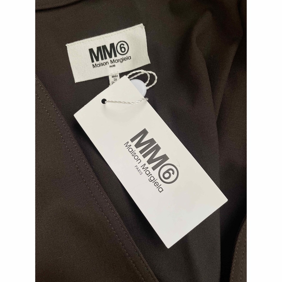 新品】MM6 MaisonMargiela ブラウン オールインワン 40-