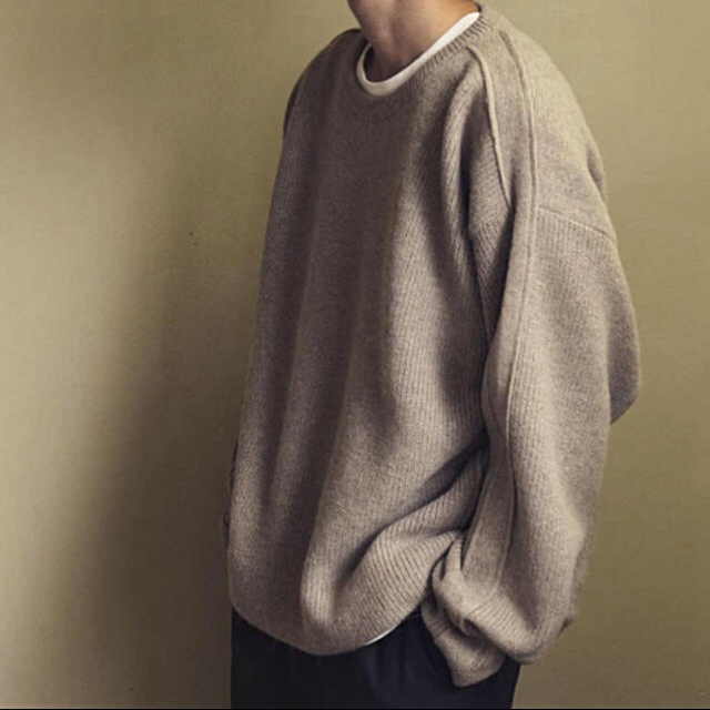 YOKE(ヨーク)の7G ALPACA WOOL CARDIGAN RIB STITCH KNIT メンズのトップス(ニット/セーター)の商品写真