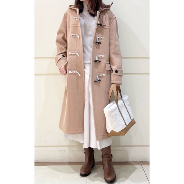 新品 タグ付き 今季 】 23区 ダッフルコート 38 キャメル-