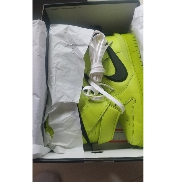 AMBUSH × NIKE DUNK HIGH FLASH LIME メンズの靴/シューズ(スニーカー)の商品写真